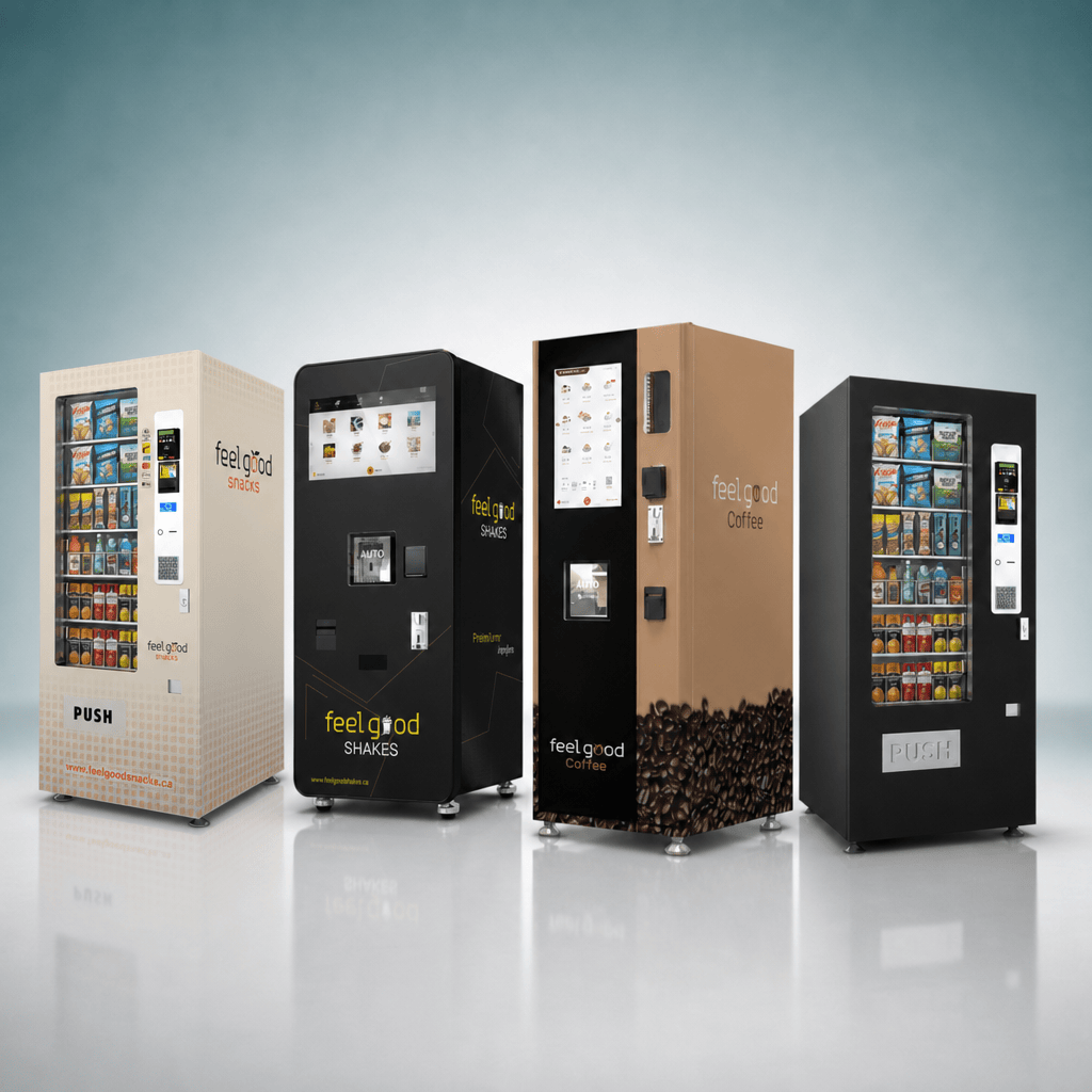Feel Good Snacks vending machine warehouse and distribution centre